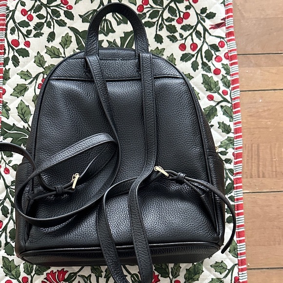 Michael Kors Black Backpack with Gold Accents - Picture 2 of 2